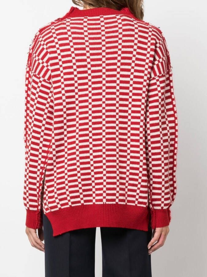 Marni Coltrui met colourblocking Rood