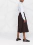 Marni Cropped plooibroek Bruin - Thumbnail 4