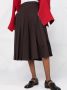 Marni Cropped plooibroek Bruin - Thumbnail 5