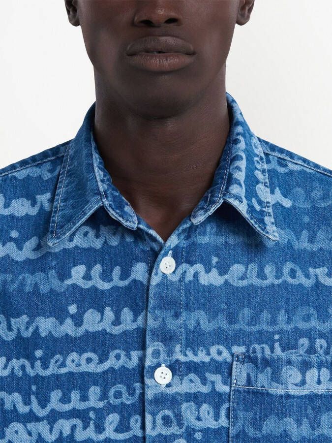 Marni Denim overhemd Blauw
