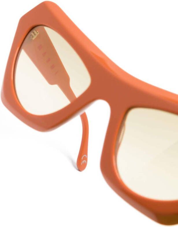 Marni Eyewear Devil's Pool zonnebril Oranje