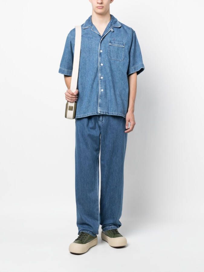 Marni Jeans met elastische tailleband Blauw