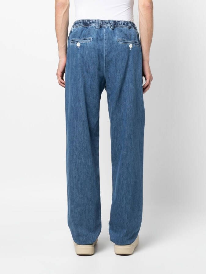 Marni Jeans met elastische tailleband Blauw