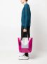 Marni Shopper met gegraveerd logo Grijs - Thumbnail 2