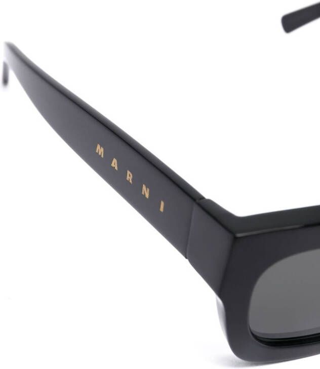 Marni Eyewear OVH zonnebril met rechthoekig montuur Zwart