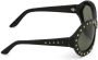 Marni Eyewear Naica Mine zonnebril met rond montuur Zwart - Thumbnail 3