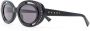 Marni Eyewear Zonnebril met ovaal montuur Zwart - Thumbnail 2