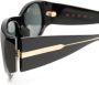 Marni Eyewear Zonnebril met ovalen montuur Zwart - Thumbnail 3