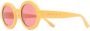 Marni Eyewear Zonnebril met rond montuur Oranje - Thumbnail 2