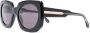 Marni Eyewear Zonnebril met vierkant montuur Zwart - Thumbnail 2