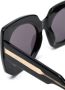 Marni Eyewear Zonnebril met vierkant montuur Zwart - Thumbnail 3
