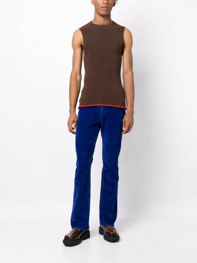 Marni Flared broek Blauw