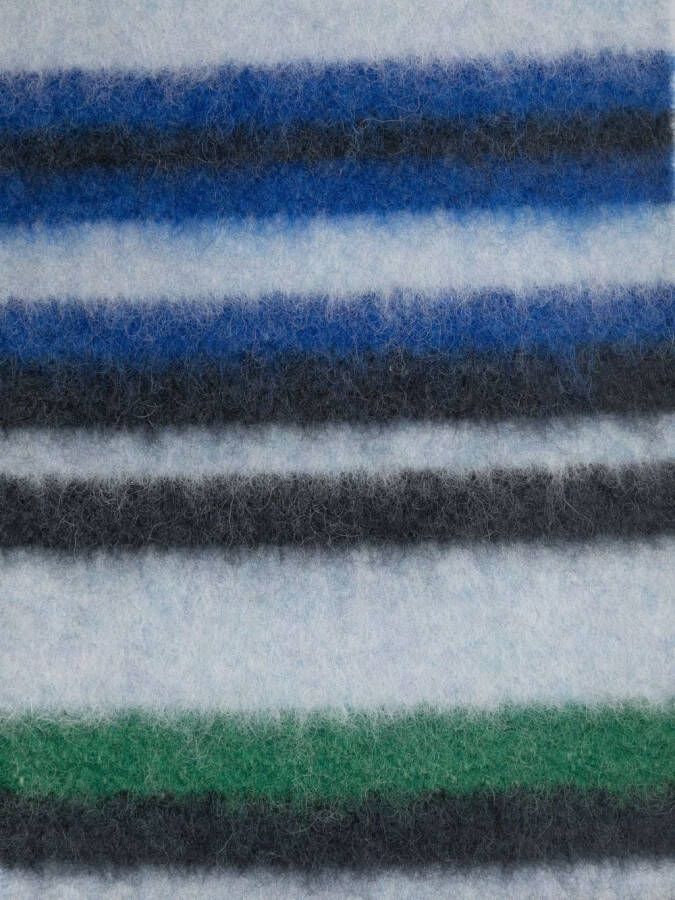 Marni Sjaal met colourblocking Blauw