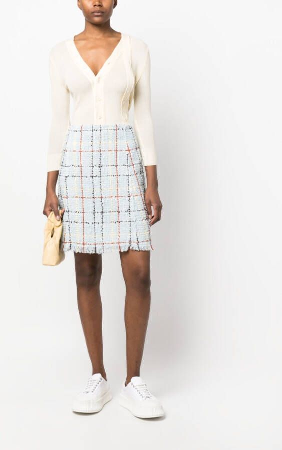 Marni Geruite rok Blauw