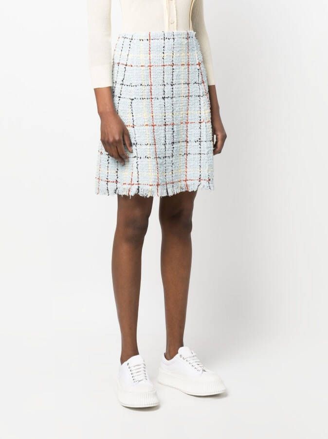Marni Geruite rok Blauw