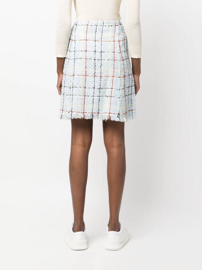 Marni Geruite rok Blauw