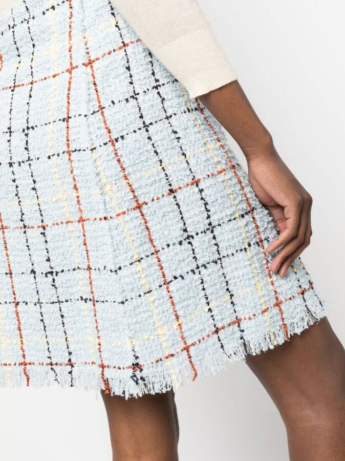 Marni Geruite rok Blauw