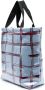Marni Geruite shopper Blauw - Thumbnail 3