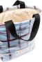 Marni Geruite shopper Blauw - Thumbnail 5