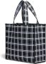 Marni Geruite shopper met logo-applicatie Zwart - Thumbnail 3