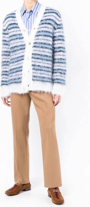 Marni Gestreept vest Blauw