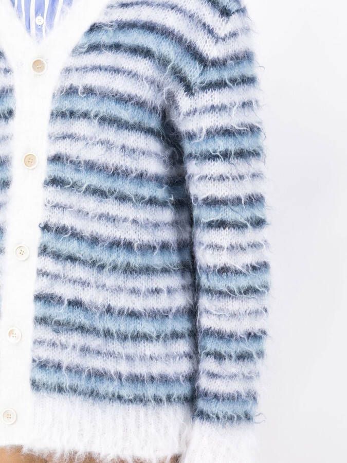 Marni Gestreept vest Blauw
