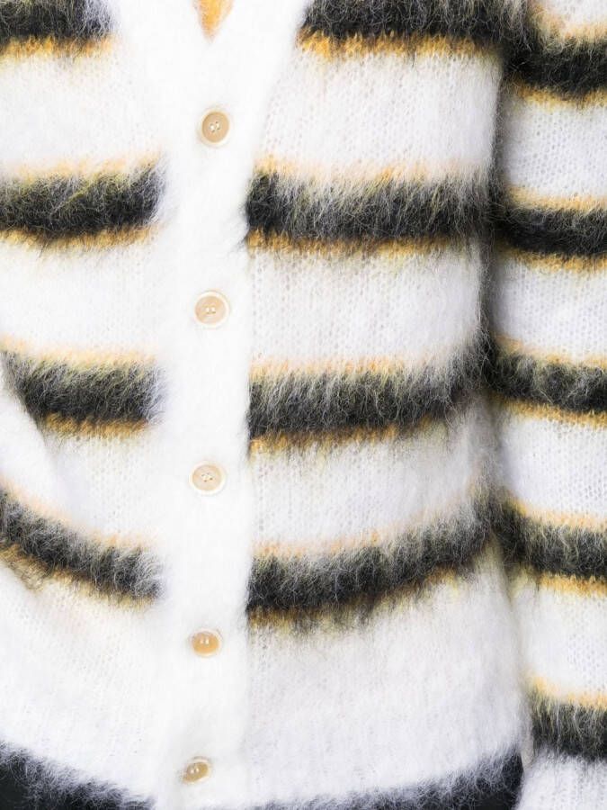 Marni Gestreept vest Wit