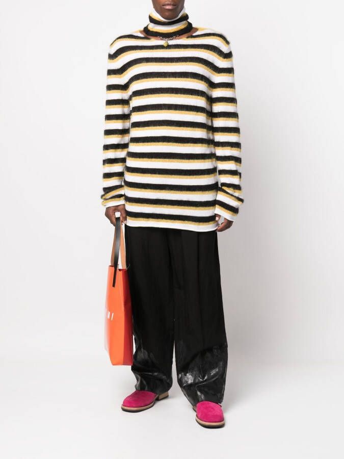 Marni Gestreepte coltrui Wit