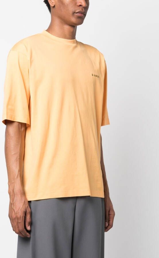 Marni T-shirt met grafische print Oranje