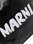 Marni Gusset rugzak met logoprint Zwart - Thumbnail 4