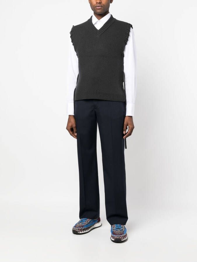 Marni High waist pantalon Blauw