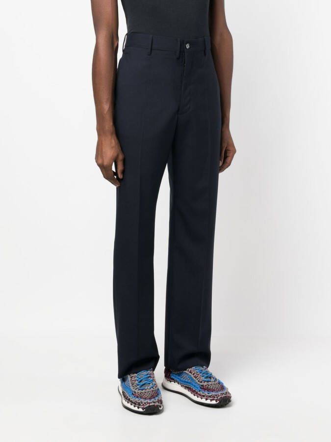 Marni High waist pantalon Blauw