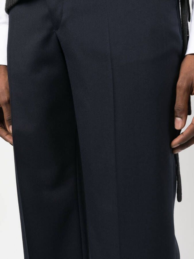 Marni High waist pantalon Blauw