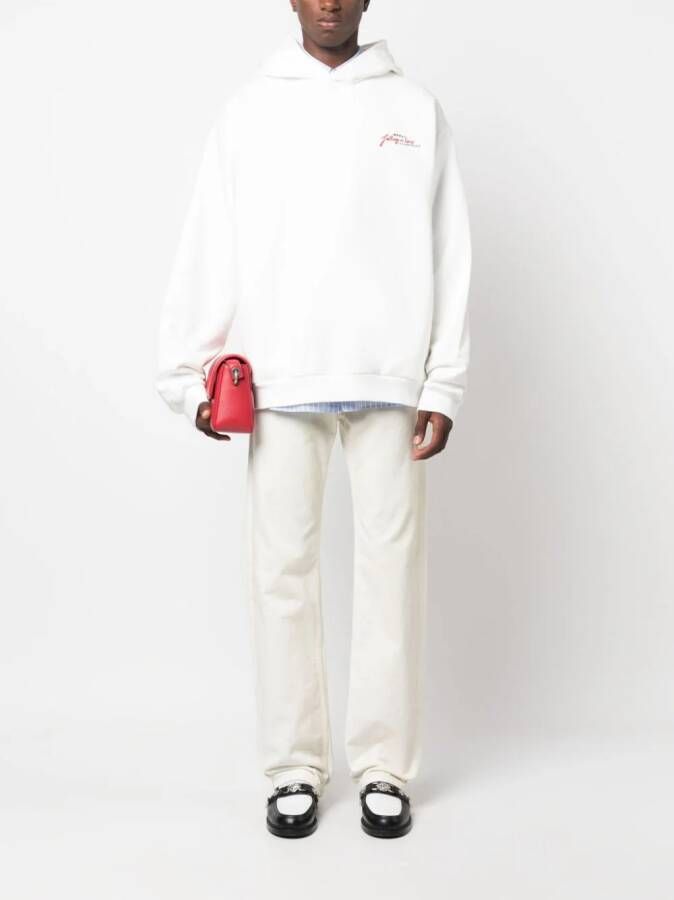 Marni Hoodie met hartprint Wit