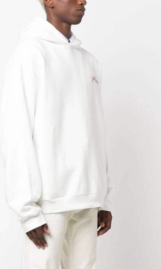 Marni Hoodie met hartprint Wit