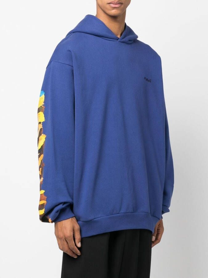 Marni Hoodie met logoprint Blauw