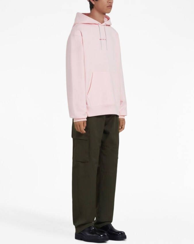 Marni Hoodie met logoprint Roze