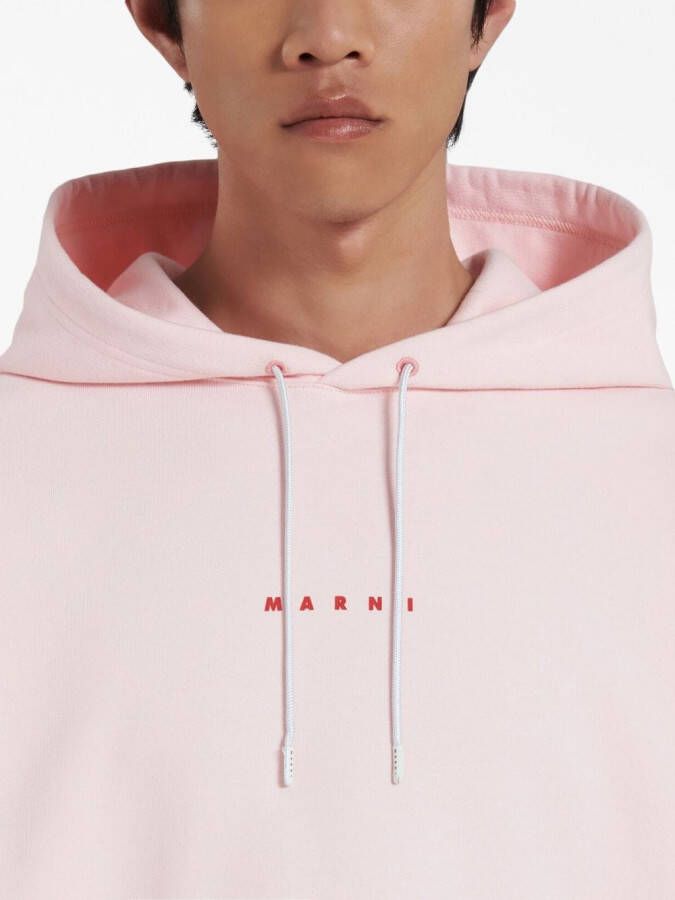 Marni Hoodie met logoprint Roze