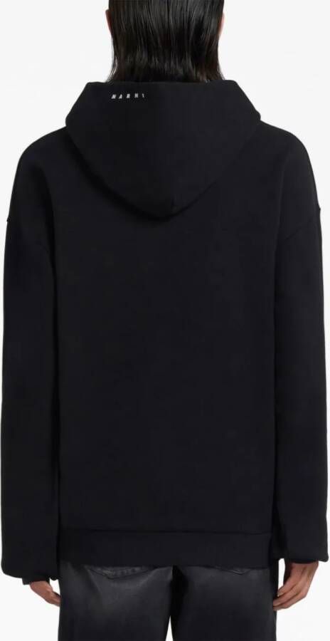 Marni Hoodie met tekst Zwart