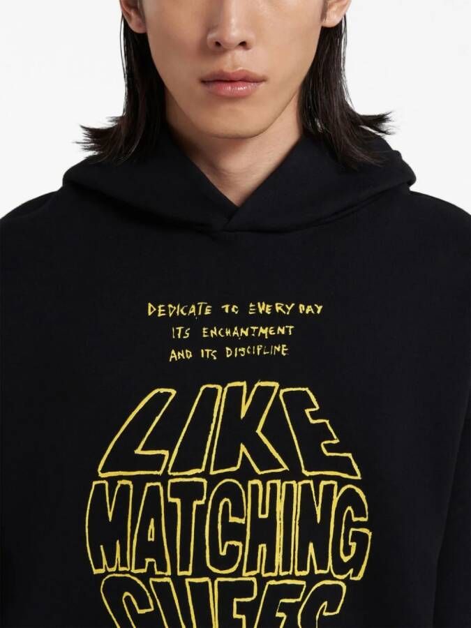 Marni Hoodie met tekst Zwart