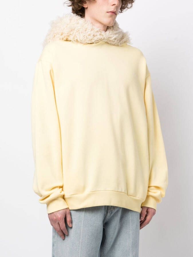 Marni Hoodie van imitatiebont Geel