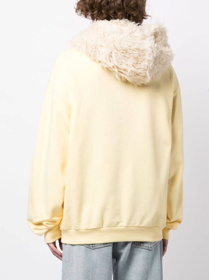 Marni Hoodie van imitatiebont Geel