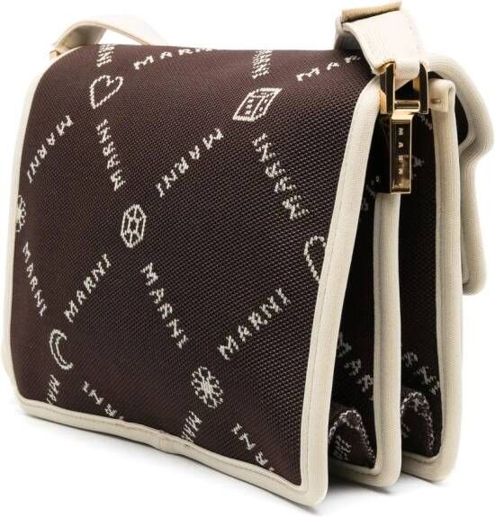 Marni Intarsia boekentas Bruin