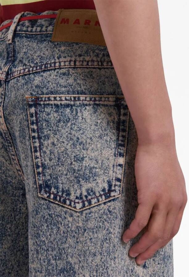 Marni Flared jeans met geverfd effect Blauw