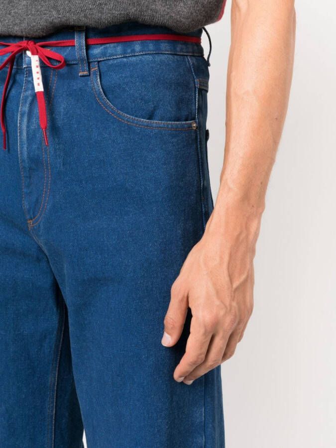 Marni Jeans met wijde pijpen Blauw