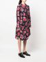 Marni Jurk met rozenprint Zwart - Thumbnail 3