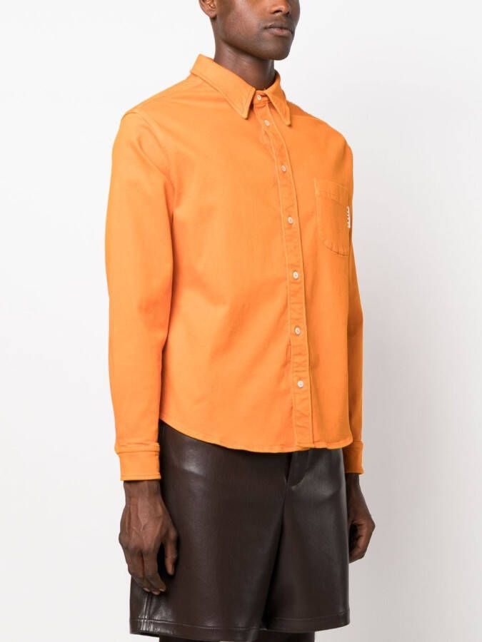 Marni Katoenen overhemd Oranje