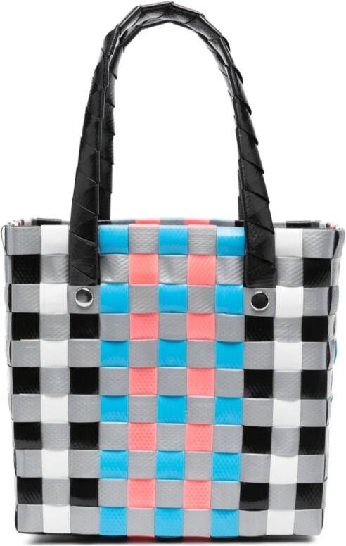 Marni Kids Geweven mandtas Roze