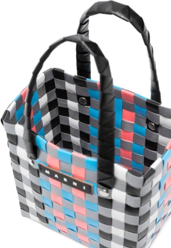 Marni Kids Geweven mandtas Roze