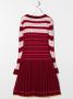 Marni Kids Jurk met plooirok Rood - Thumbnail 2